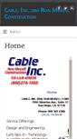 Mobile Screenshot of cableinc.com